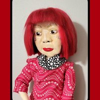Yayoi Kusama- OOAK Art Doll 