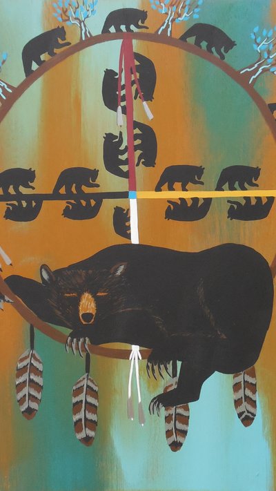 Bear Totem Medicine Wheel