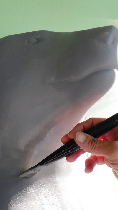 The Creation of "With Wings to Fly" Painted Bear