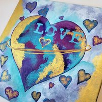 The Heart of Discernment and Rejuvenation- Original Painting 12x12