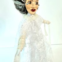 Bride of Frankenstein  - OOAK Art Doll - Spooky Women