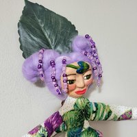 Flora - Goddess of Flowering Plants - Spirit Doll String of Hearts