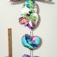 Flora - Goddess of Flowering Plants - Spirit Doll String of Hearts