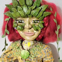 Greenwoman OOAK Spirit Doll 