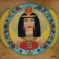 Goddess Isis Wall Art - Original Painting 12x12