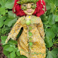 Greenwoman OOAK Spirit Doll 