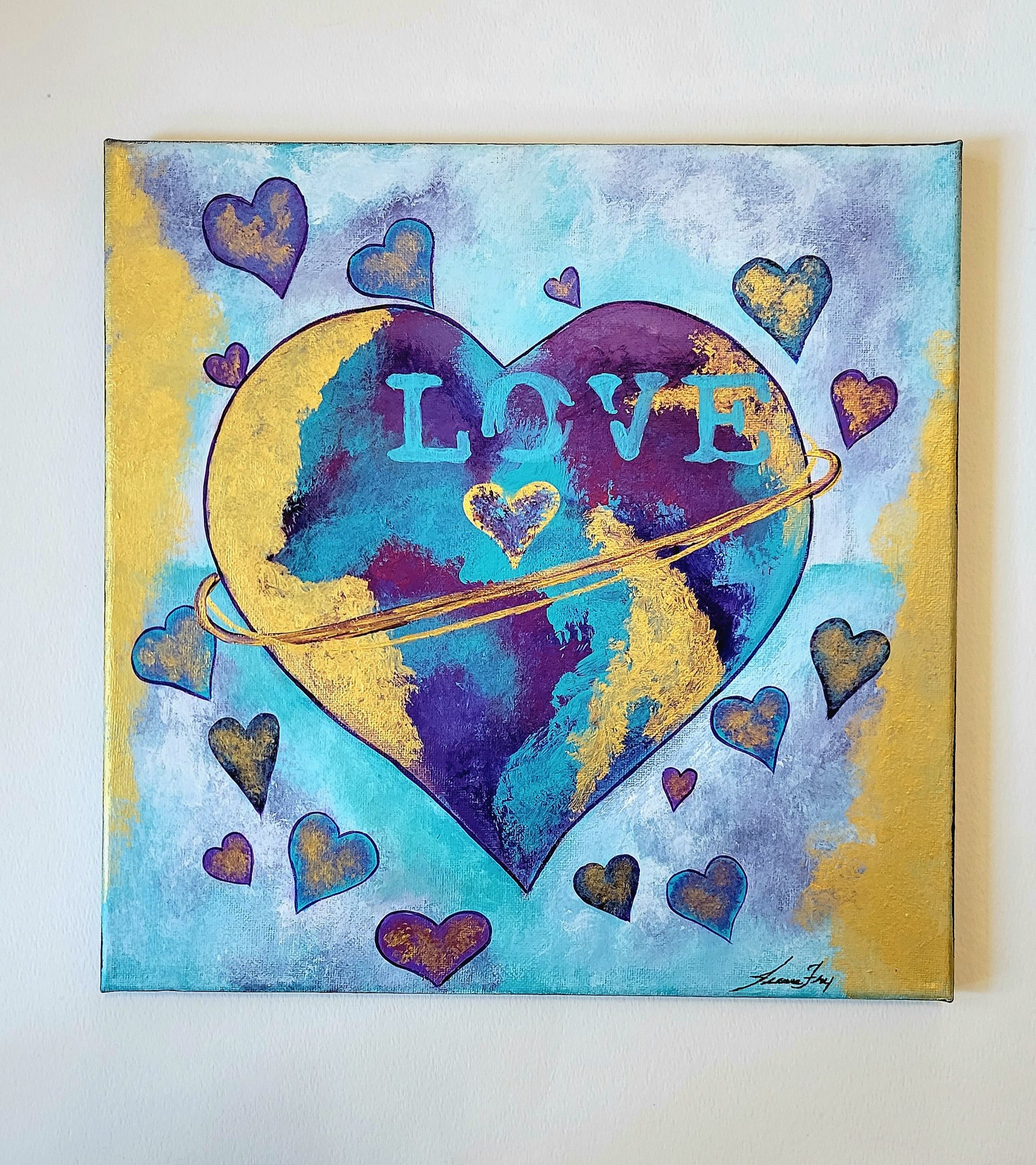 The Heart of Discernment and Rejuvenation- Original Painting 12x12