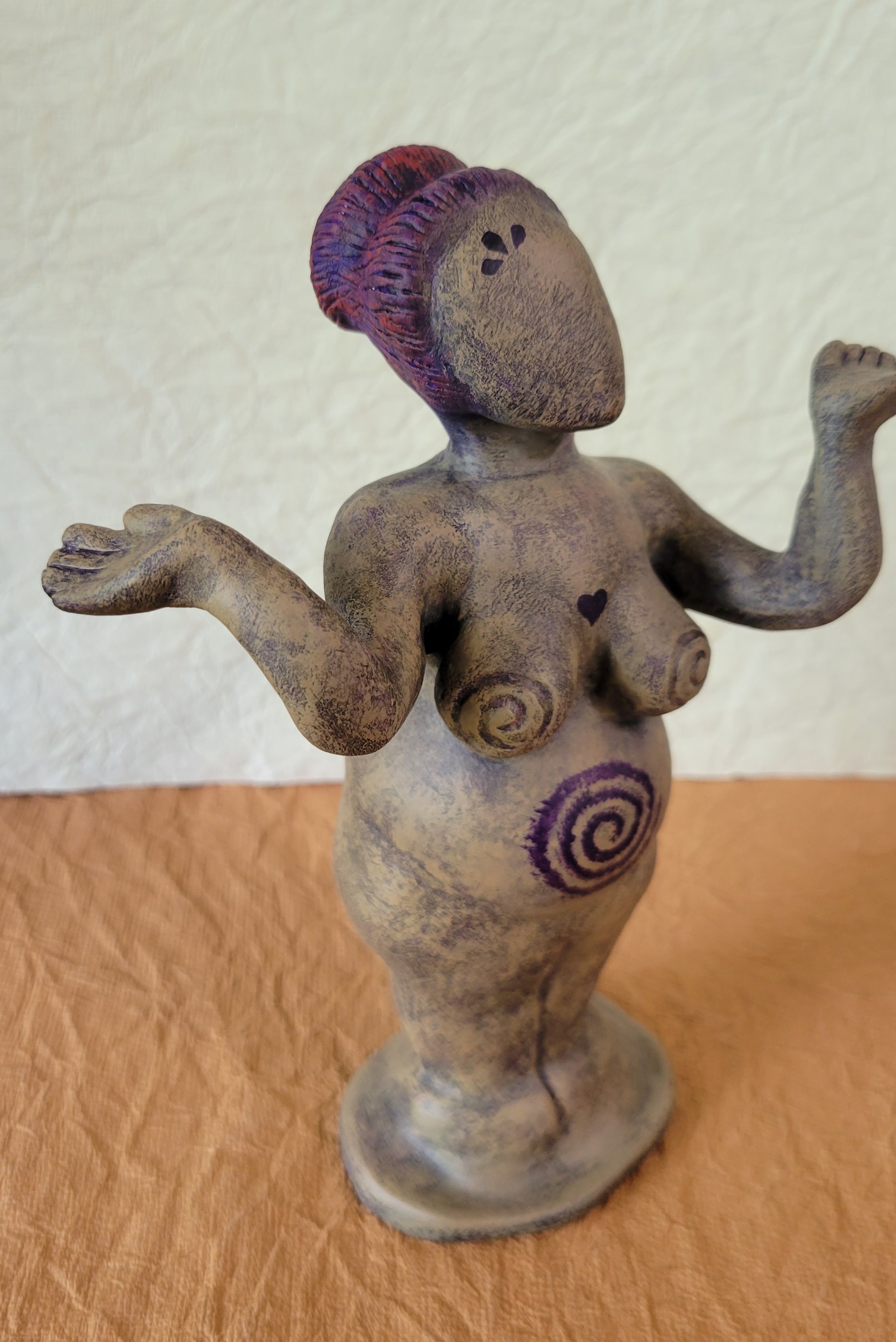 Goddess of Balance - OOAK Figurative Sculpture