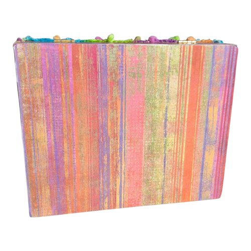 Floral Nature Altered Cigar Box - Crystal or Tarot Storage 