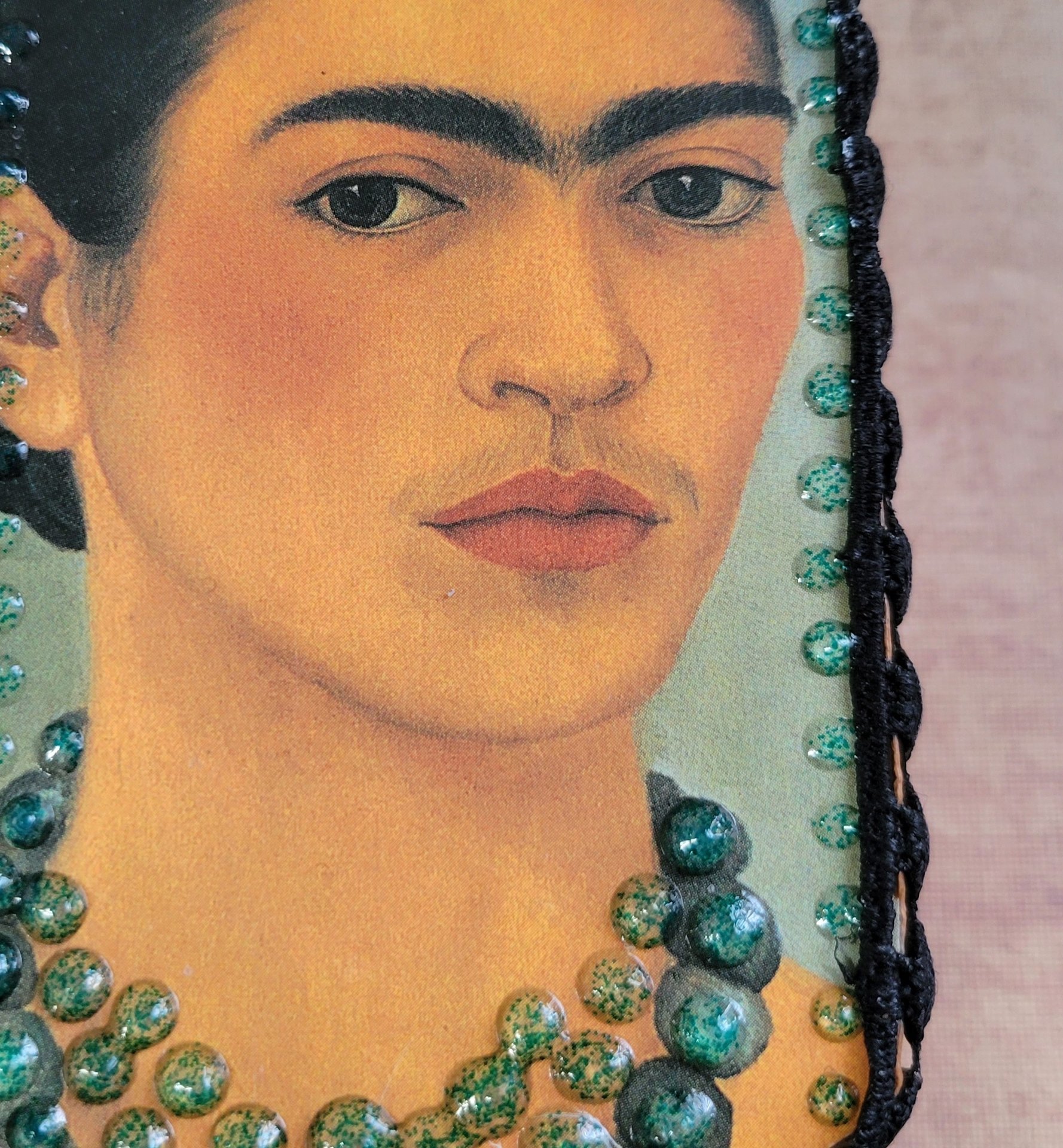 Frida Kahlo -  Mixed Media Miniature Shrine  - Altered Box