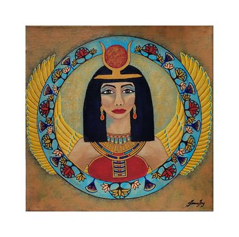 Goddess Isis Wall Art - Original Painting 12x12